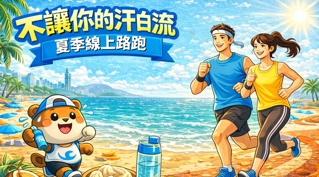 夏季線上路跑-不讓你的汗白流