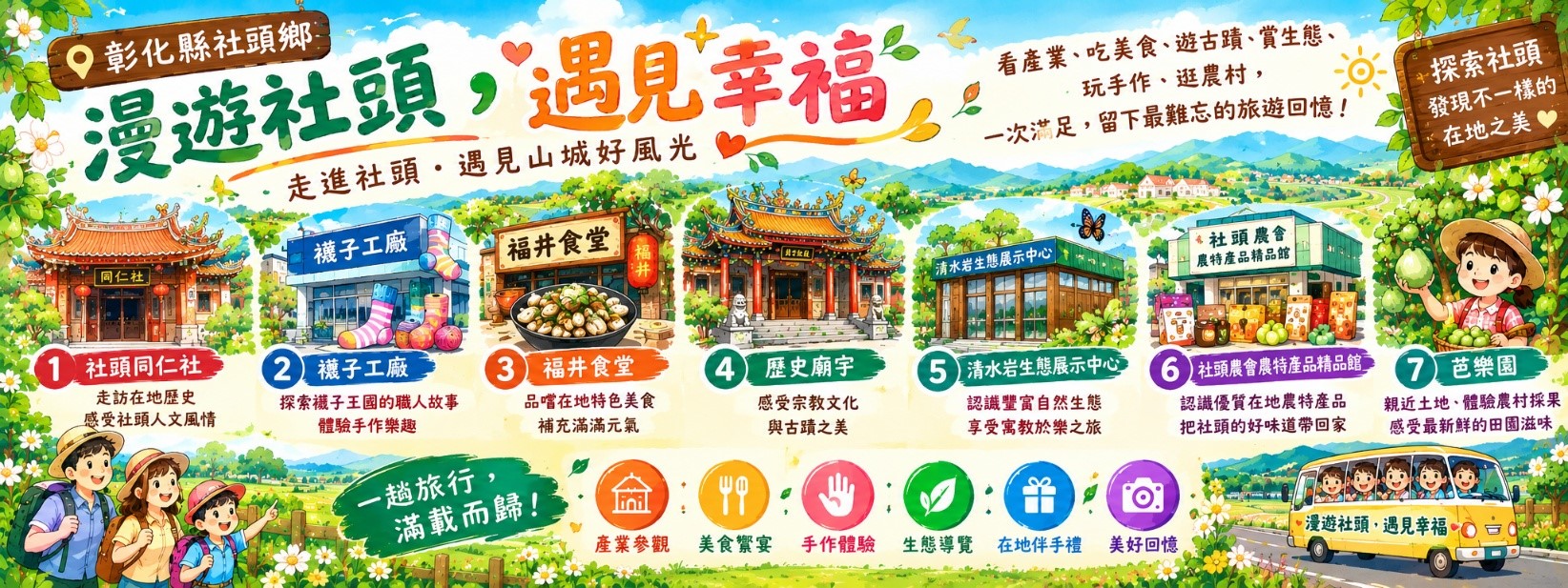 漫遊社頭・遇見幸福